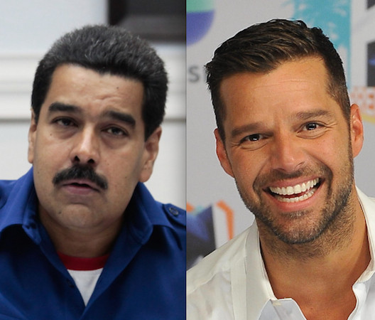 Ricky Martin, Nicolas Maduro Ricky Martin, Nicolas Maduro
